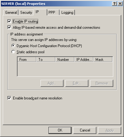 IP Settings