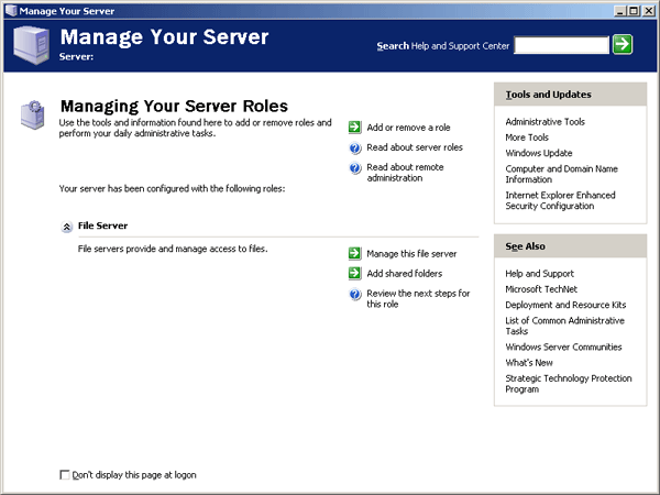 Server Management